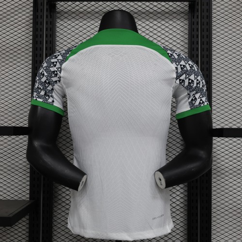 Player Version 2022 World Cup Nigeria White Soccer Jersey