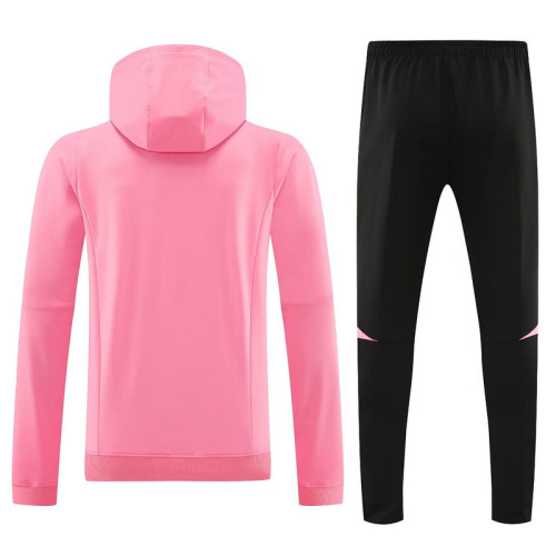 2023-2024 Inter Miami Pink Soccer Training Hoodie and Pants