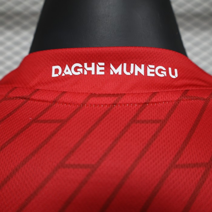 Player Version 2023-2024 As Monaco Home Soccer Jersey Football Shirt