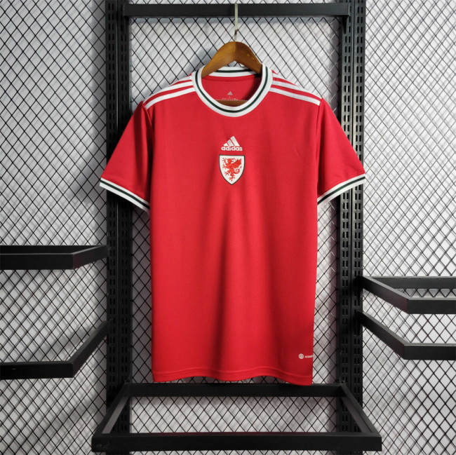 Fans Version 2022 World Cup Wales Home Soccer Jersey