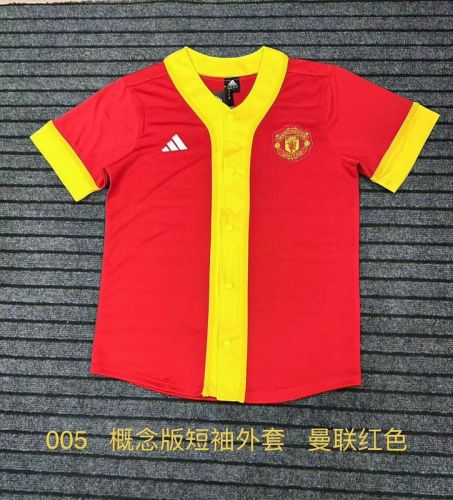 2023-2024 Manchester United Red NBA Style Pre-match Top