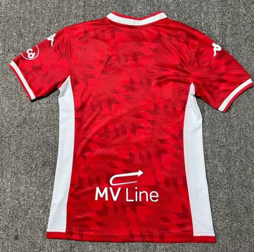 Fan Version 2023-2024 Bari Away Red Soccer Jersey Football Shirt