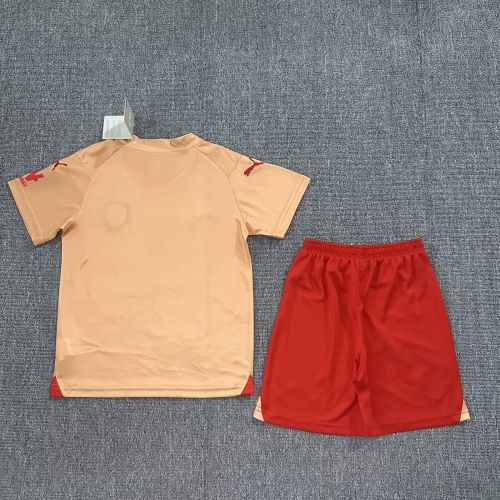 Youth Uniform Kids Kit 2023-2024 RC Lens UCL Version Soccer Jersey Shorts
