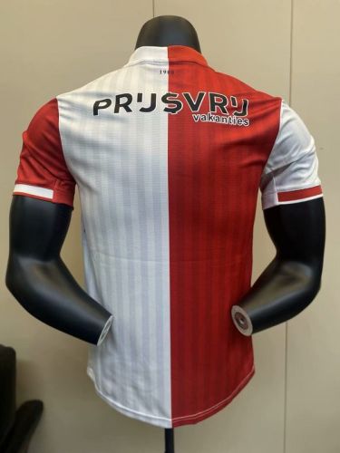 Player Version 2023-2024 Feyenoord Rotterdam Home Soccer Jersey
