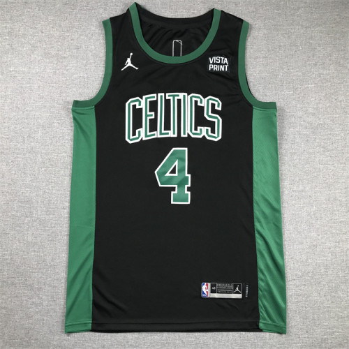 Boston Celtics 4 HOLIDAY Black NBA Jersey Basketball Shirt