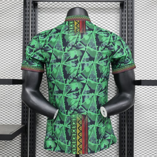 Player Version 2023-2024 Mali Away Green Soccer Jersey Football Shirt