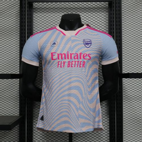 Player Version 2023-2024 Arsenal Women's Away Soccer Jersey Female Football Shirt