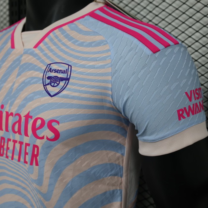 Player Version 2023-2024 Arsenal Women's Away Soccer Jersey Female Football Shirt