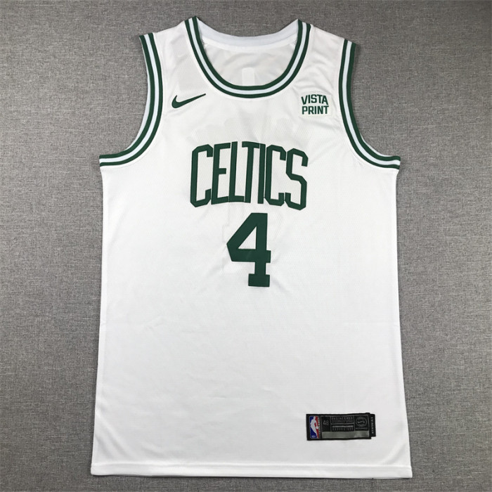 Boston Celtics 4 HOLIDAY White NBA Jersey Basketball Shirt