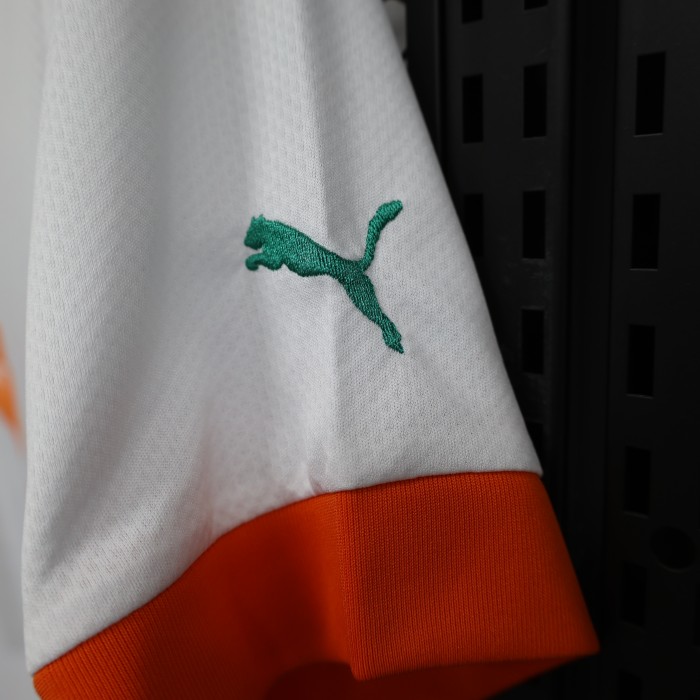 Fan Version Ivory Coast Football Shirt 2022 Côte d'Ivoire Away White Soccer Jersey
