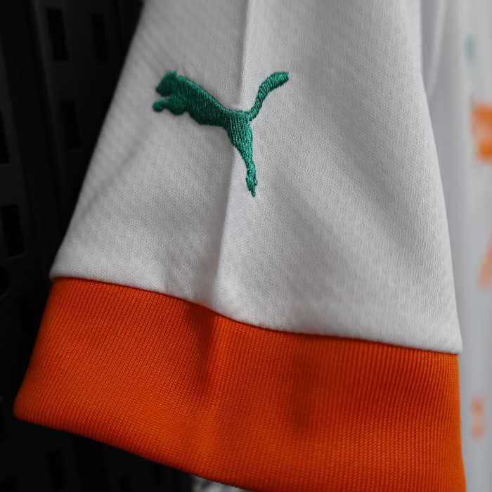 Fan Version Ivory Coast Football Shirt 2022 Côte d'Ivoire Away White Soccer Jersey