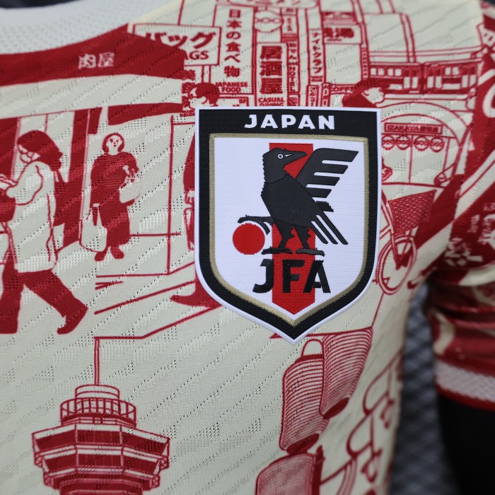 Player Version 2023-2024 Japan Tokyo Edition Red Soccer Jersey