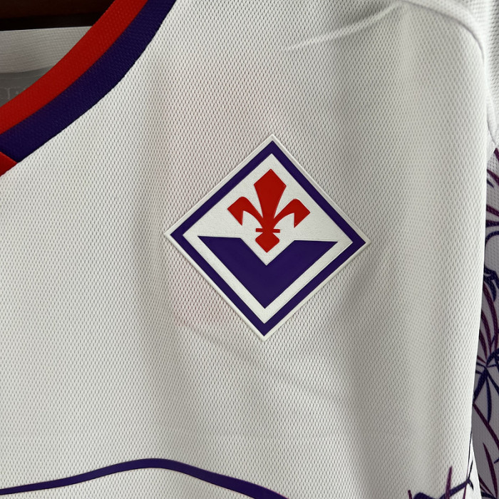 Fan Version 2023-2024 Fiorentina Away White Soccer Jersey