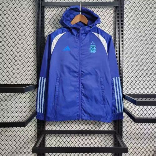 2023-2024 Argentina Blue/White Soccer Windbreaker Jacket