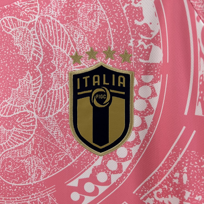 Fan Version 2023-2024 Italy Special Edition Pink Soccer Jersey Football Shirt