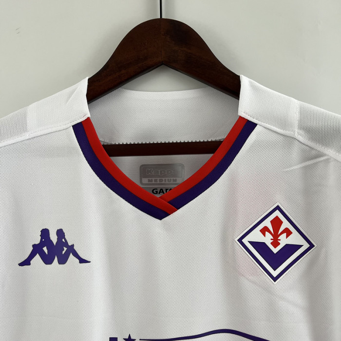 Fan Version 2023-2024 Fiorentina Away White Soccer Jersey