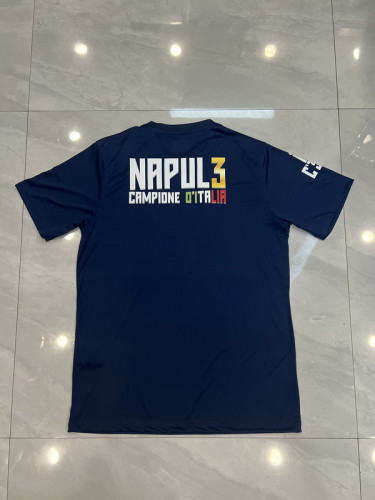 2023-2024 Napoli Dark Blue Soccer T-shirt Football Shirt