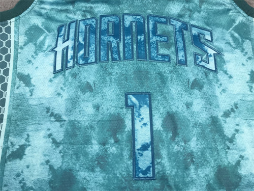Featured Edition New Charlotte Hornets 1 BALL Basketball Shirt NBA Jersey