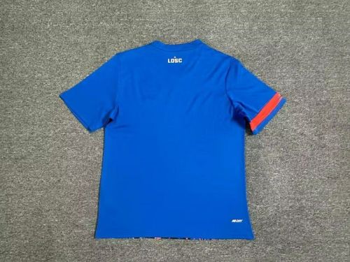 Fans Version 2023-2024 Lille Third Away Blue Soccer Jersey Football Shirt