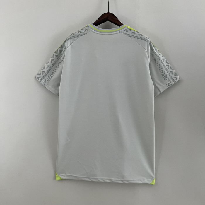 Fans Version 2023-2024 Mexico White/Grey/Green Soccer Training Jersey