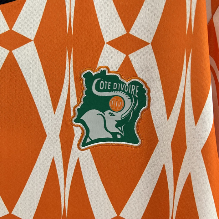 Fan Version Ivory Coast Football Shirt 2023-2024 Côte d'Ivoire Home Soccer Jersey