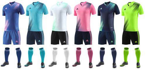 818 DIY Soccer Training Uniforms Blank Soccer Jersey Shorts Custom Football Shirt Shorts