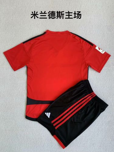 Adult Uniform 2023-2024 Mirandés Home Soccer Jersey Shorts