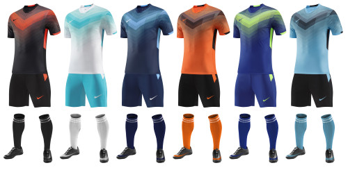 907 DIY Soccer Training Uniforms Blank Soccer Jersey Shorts Custom Football Shirt Shorts