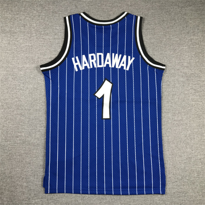 Mitchell&ness 1994-95 Orlando Magic Blue Basketball Shirt 1 HARDAWAY NBA Jersey