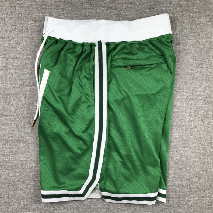 with Pocket 2023 Boston Celtics NBA Shorts Green Basketball Shorts