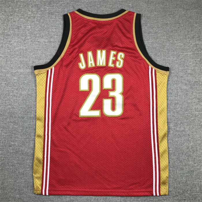 Youth Mitchell&Ness 2003-04 Cleveland Cavaliers 23 JAMES Red NBA Jersey
