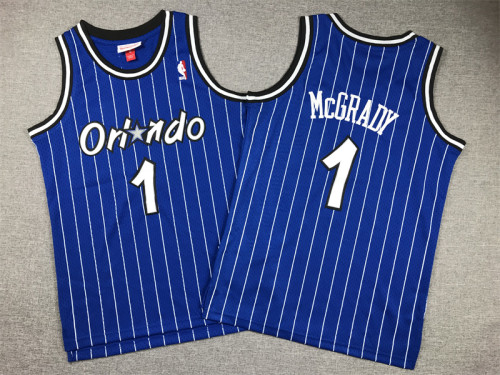 Mitchell&ness 2003-04 Orlando Magic Blue Basketball Shirt 1 McGRADY NBA Jersey
