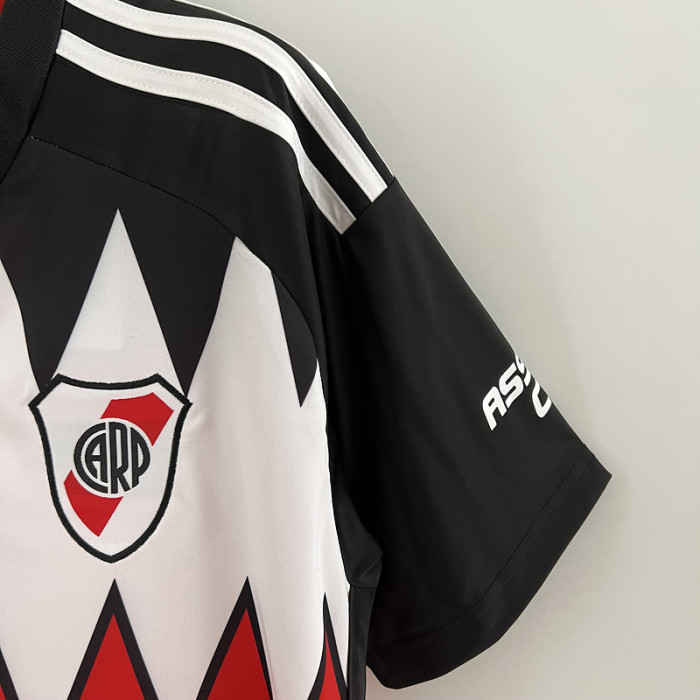 with Sponor Logo Fan Version 2023-2024 River Plate Away Red Soccer Jersey