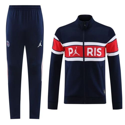 2023-2024 PSG Borland/Red Soccer Jacket Pants Paris Football Tracksuit