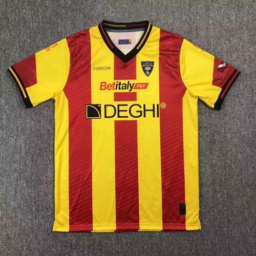 Player Version 2023-2024 Lecce Home Soccer Jersey Football Shirt