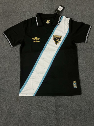 Fan Version 2023-2024 Guatemala Third Away Black Soccer Jersey