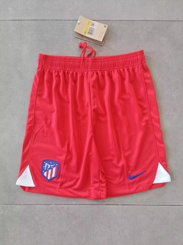 2023-2024 Atletico Madrid Red Soccer Shorts Football Shorts