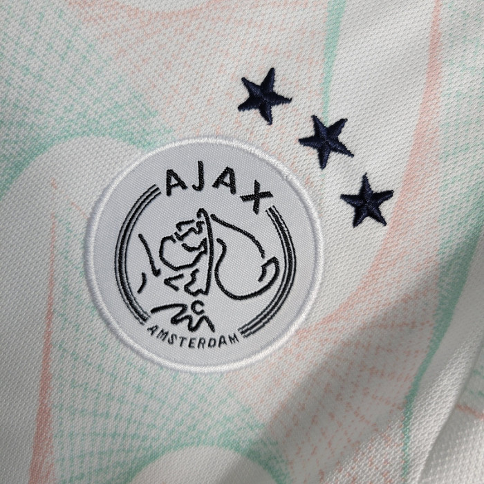 Youth Uniform Kids Kit 2023-2024 Ajax Away Soccer Jersey Shorts