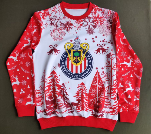 2023-2024 Chivas Xmas Version Football Sweater Christmas Edition Soccer Jacket