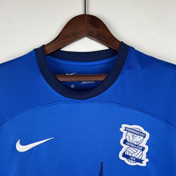 Fans Version 2023-2024 Birmingham City Home Soccer Jersey Football Shirt