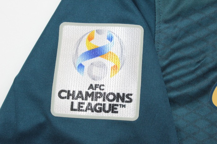 with AFC Champions League Patch Fans Version 2023-2024 Al Nassr RONALDO 7 Away Soccer Jersey