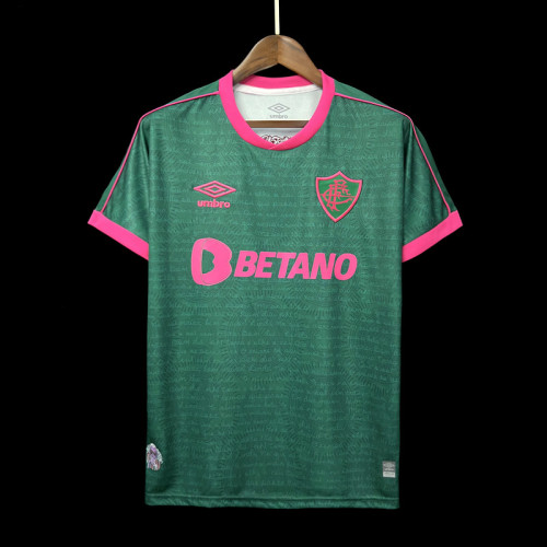 Fans Version 2023-2024 Fluminense Third Away Green Soccer Jersey