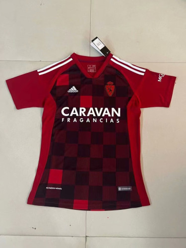 Fan Version 2023-2024 Real Zaragoza Third Away Red Soccer Jersey