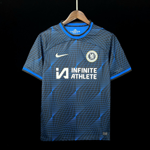with Sponor Logo Chelsea Football Shirt Fan Version 2023-2024 Chelsea Away Borland Soccer Jersey