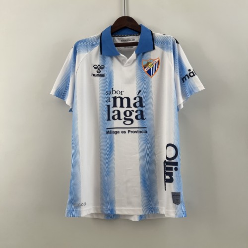 Fans Version 2023-2024 Malaga Home Soccer Jersey