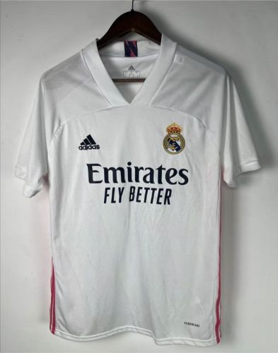 Retro Jersey 2020-2021 Real Madrid Home Soccer Jersey Vintage Real Football Shirt