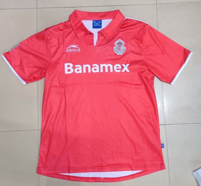 Retro Jersey 2004-2005 Deportivo Toluca Home Soccer Jersey