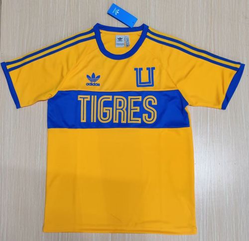 Retro Jersey Tigres UANL Yellow Soccer Jersey