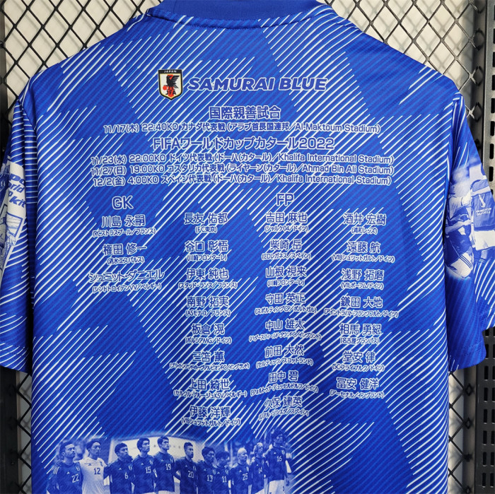 Fans Version 2023 Japan Special Editiona Blue Soccer Jersey