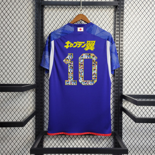 Fans Version 2022 World Cup Japan 10 with his Japanese Name Home Soccer Jersey